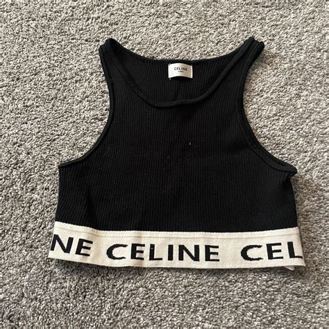 celine crop too|celine tank top price.